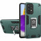 Husa Iron Warriors pentru iPhone 11, Flippy, Hybrid Ring Holder Kickstand, Verde inchis
