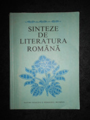 Viorel Alecu - Sinteze de literatura romana foto