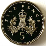 MAREA BRITANIE 5 PENCE 1998 PROOF