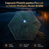 Capcană Pliabilă pentru Pescuit, cu Intrări Multiple, Model 80408