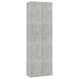 Cumpara ieftin Dulap de birou, gri beton, 60x32x190 cm, lemn prelucrat