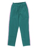Pantaloni Medicali Pe Stil, Turcoaz inchis cu dunga Roz deschis cu Elastan cu Elastic - 4XL, talia-1-100cm