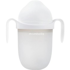 Biberon Anticolici Mombella Breast-Like cu Tetina 360? XL Flux Consistent, 100% Silicon, 300 ml Ivory foto