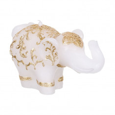 Lumanare decorativa elefant, 23 x 12 x 13 cm, parafina, LED, lumina calda foto