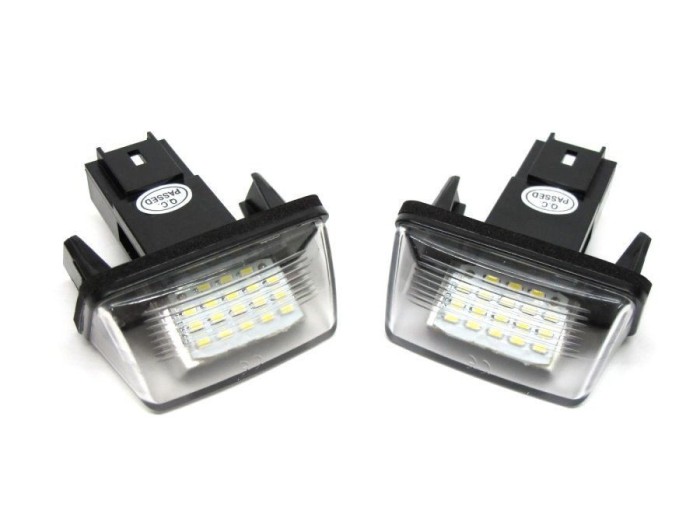 Lampi numar led CITROEN C3, C4, C5, C6, XSARA, SAXO, BERLINGO - BTLL-046