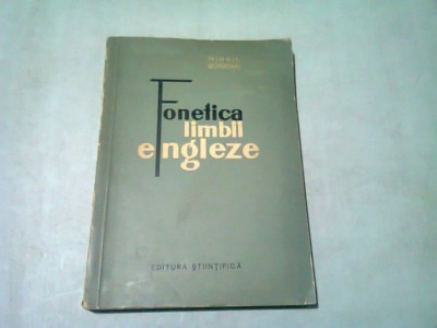 FONETICA LIMBII ENGLEZE - MIHAIL BOGDAN foto