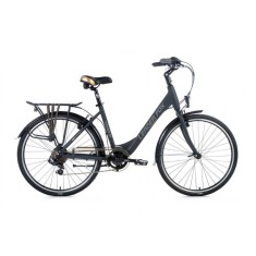 Bicicleta de oras Leader Fox Domesta, 7 viteze, roata 26&quot;, cadru 19&quot; - gri