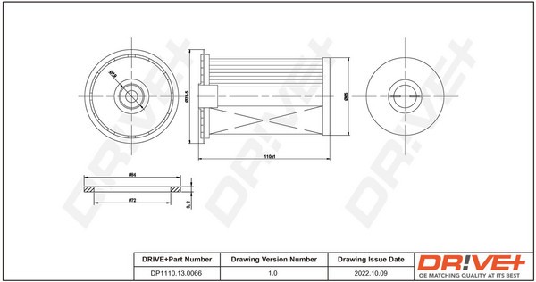 Dr!ve+ DP1110.13.0066 filtru combustibil