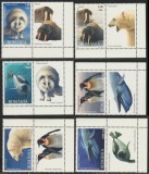 2007 Romania - Fauna polara LP 1791 a, serie cu vignete diferite MNH, Nestampilat