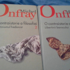 MICHEL ONFRAY//O CONTRAISTORIE A FILOSOFIEI vol2,3 cartonate lux