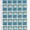 RO 1999 LP 1492 in coala MNH de 25, Ziua marcii postale / 125 de ani UPU