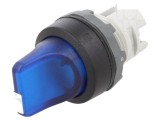 Comutator Rotativ 22mm Albastru IP66
