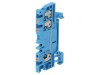 Conector Șine 1.5mm2 3 Borne Albastru Wemid