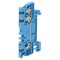 Conector Șine 1.5mm2 3 Borne Albastru Wemid