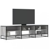 Gossi dulap tv, gri sonoma, 180x40x46 cm, lemn prelucrat