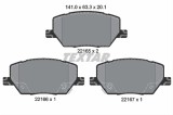 Set placute frana TEXTAR 2216501
