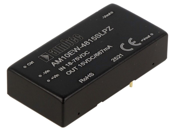 Convertor DC/DC 10W, 18&divide;75VDC