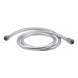 Furtun pentru dus, lungime 1.5 m, plastic, argintiu