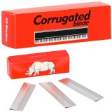 Lamele de ras Enzo pentru cutit chinezesc universal, 10 bucati, ondulate, ascutite, pentru barbierit