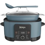 Multicooker Ninja Foodi PossibleCooker 8 in 1 MC1001, 1200 W, 8 L, 8 functii, vas detasabil, albastru marin