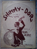 Partitură veche SHIMMY - DOR - muzica Raul Sculy