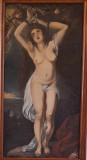 Andromeda &icirc;nlănțuită &ndash; Nud alegoric, pictură academică &ndash; ulei pe p&acirc;nză (sf. sec. XIX / &icirc;nceput sec. XX)