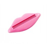 Storcator continut tuburi diverse, pasta de dinti, cosmetice, creme, plastic, roz