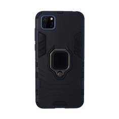 Husa Cover Hard Ring Armor pentru Huawei Y5P Negru foto