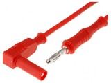 Cablu de măsurare 70VDC 33VAC 20A 1m roşu PVC