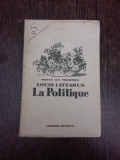 La Politique - Louis Latzarus (carte in limba franceza)