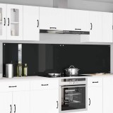 Cumpara ieftin Panou de bucatarie 2 buc. Negru 120 x 60 cm sticla securizata