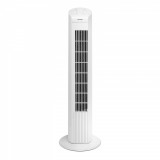 Ventilator coloana 45W alimentare la priza 230V functie oscilanta 3 trepte de viteza lame ascunse culoare alb, Bewello