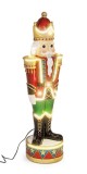 Figurina Craciun Soldat polirasina multicolora 6 leduri 28,9x25,4x92,7h