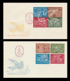 1962 Romania - 2 FDC Cosmonautica in slujba pacii, LP 541 &amp; 541 a, Romania de la 1950, Spatiu