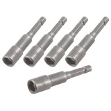 Adaptor cap bit magnetic, 11 mm x 65 mm, 5 buc / set