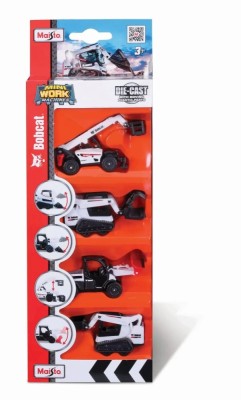 MAISTO SET 4 UTILAJE BOBCAT foto