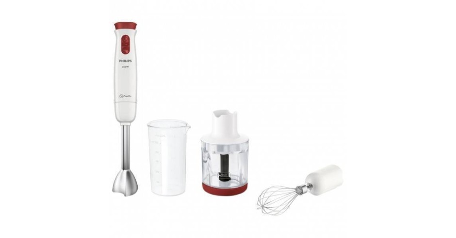 Mixer vertical Philips HR1625/00 Alb / Rosu | arhiva Okazii.ro