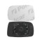Geam oglinda Toyota Yaris (Cp10) 04.1999-03.2003, Partea Stanga Crom Convex fara incalzire