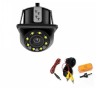 Camera de Marsarier, AutoREY&reg; Premium, Incastrabila 18mm, 8 LED-uri, oblica 12v Universala