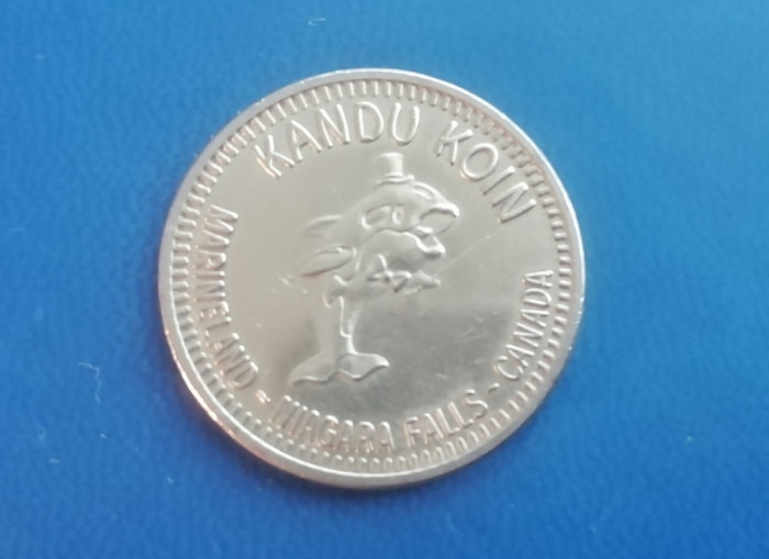 M3C1 28 - Jeton de colectie - MARINELAND/NIAGARA FALLS/CANADA/KANDU KOIN - auriu