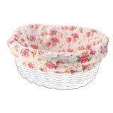 Husa Panza Oval 40x35x19cm Alb/Flori Cod:588169052RM