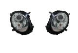 Set faruri tuning MINI ONE/COOPER/CLUBMAN/CLUBVAN/COUPE/ROADSTER/CABRIO (R55/56/57/58/59), 07.2007-2012, cu LED daytime running light; H9; electrical