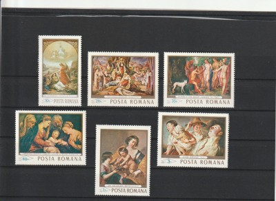 ROMANIA 1968 LP 683 REPRODUCERI DE ARTA II SERIE MNH NESTAMPILATA foto
