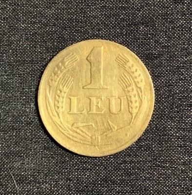 Moneda 1 leu 1947 foto
