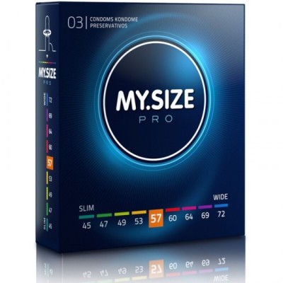 MY SIZE - PRO CONDOMS 57 MM 3 UNITS foto