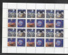 Russia 1989 Space in block x 6 MNH DC.060, Nestampilat