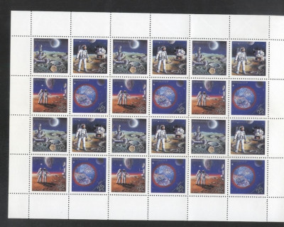 Russia 1989 Space in block x 6 MNH DC.060 foto