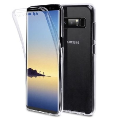 Husa pentru Samsung Galaxy Note 8, GloMax TPU 360, Transparent foto