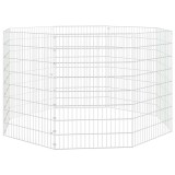 Cumpara ieftin Adapost pentru animale cu 8 panouri, 54x80 cm, fier galvanizat