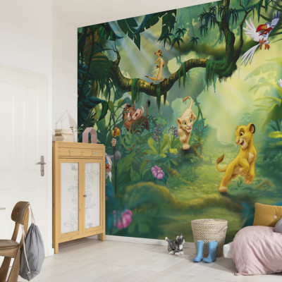 Komar Fototapet mural Lion King Jungle, 368 x 254 cm foto